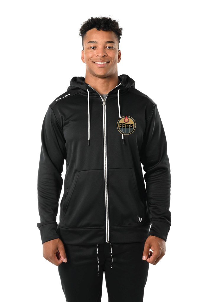 Bauer S23 Team Fleece Zip Hoodie Sr-Blk - Aurora 99ers