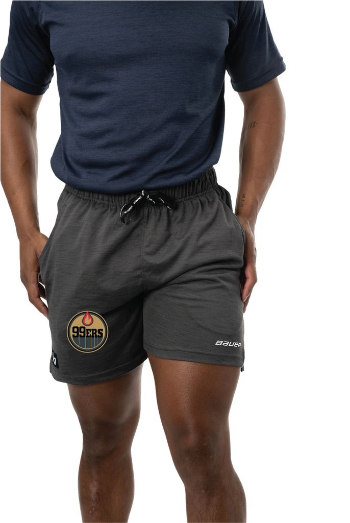 Bauer S24 Team Knit Short Sr-Gry - Aurora 99ers