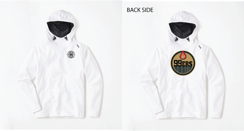 UNRL Crossover Hoodie II - White- Aurora 99ers