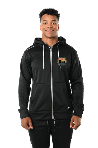 Bauer S23 Team Fleece Zip Hoodie Sr-Blk - Aurora 99ers