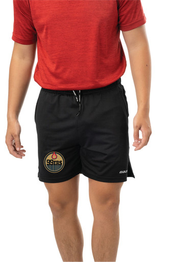 Bauer S24 Team Knit Short Sr-Blk - Aurora 99ers