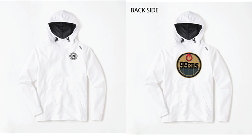 UNRL Crossover Hoodie II - White- Aurora 99ers